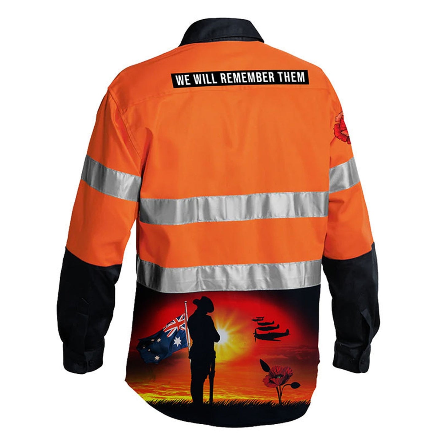 Courage Orange Day/Night Hi Vis Workshirt - Phoenix