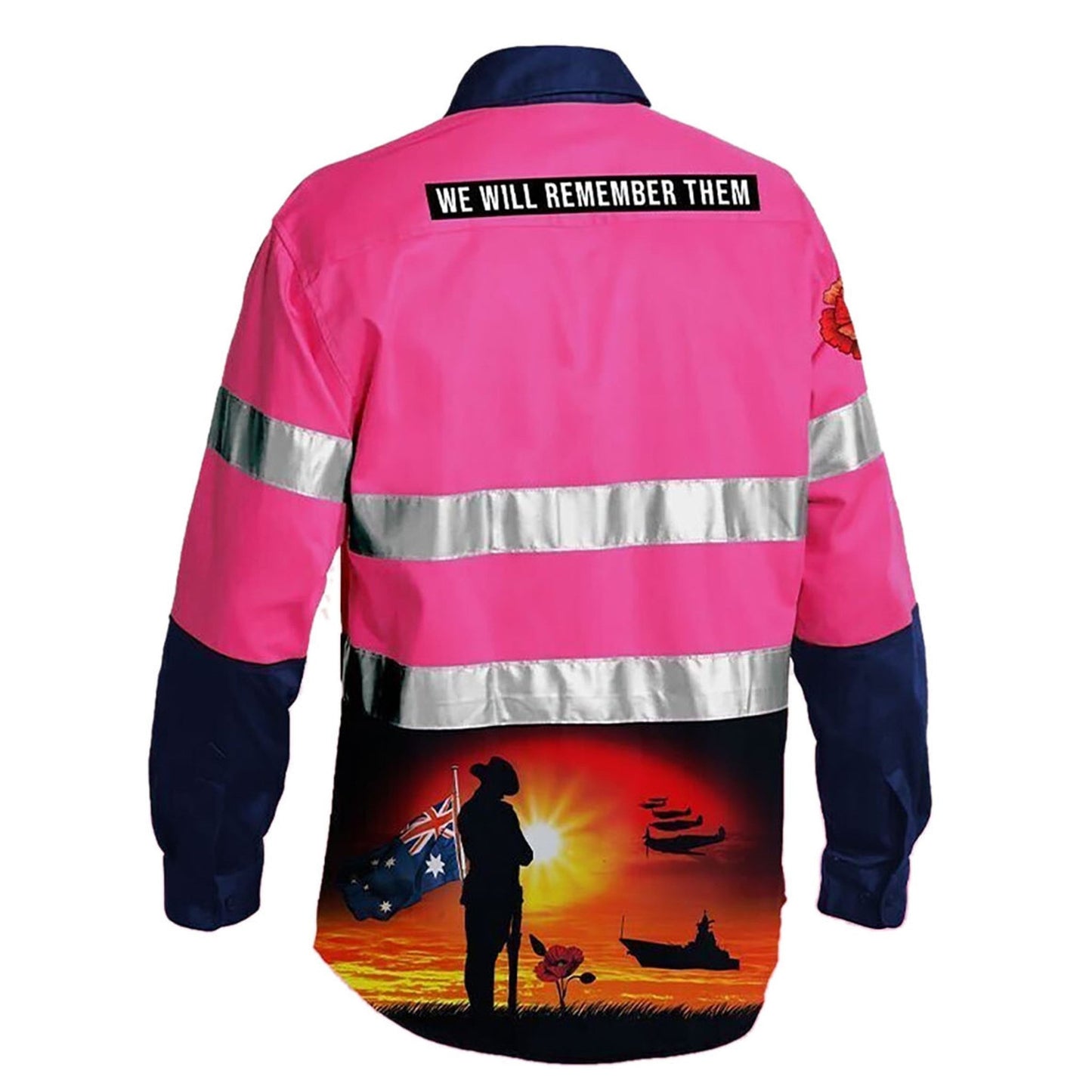 Courage Pink Day/Night Hi Vis Workshirt - Phoenix